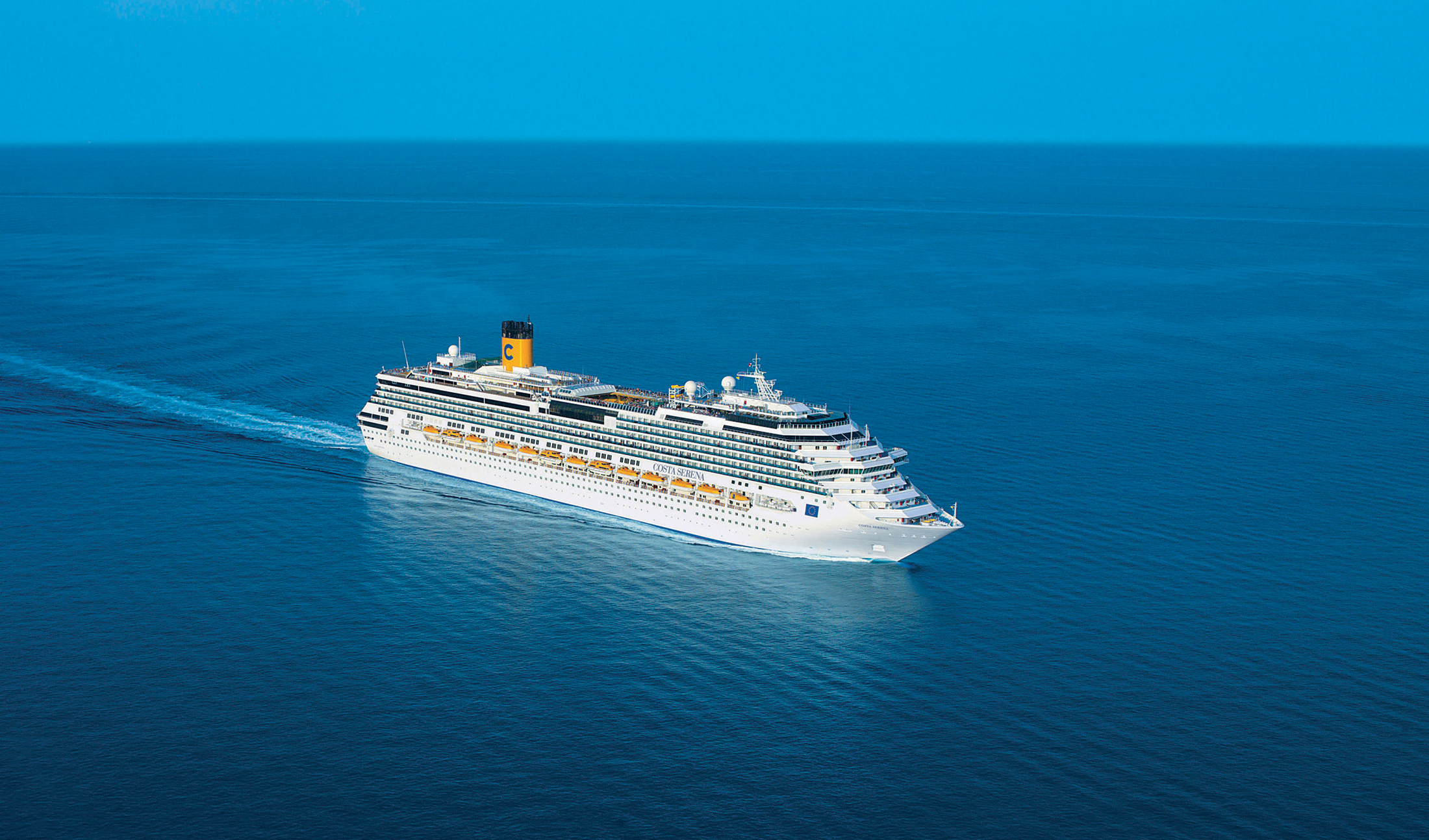 Protecting the world's oceans is essential to the survival of the cruise industry, which is why many companies such as Carnival Corporation have invested in eco-friendly initiatives. The company's Costa Serena cruise ship, run by Costa Cruises, is pictured above